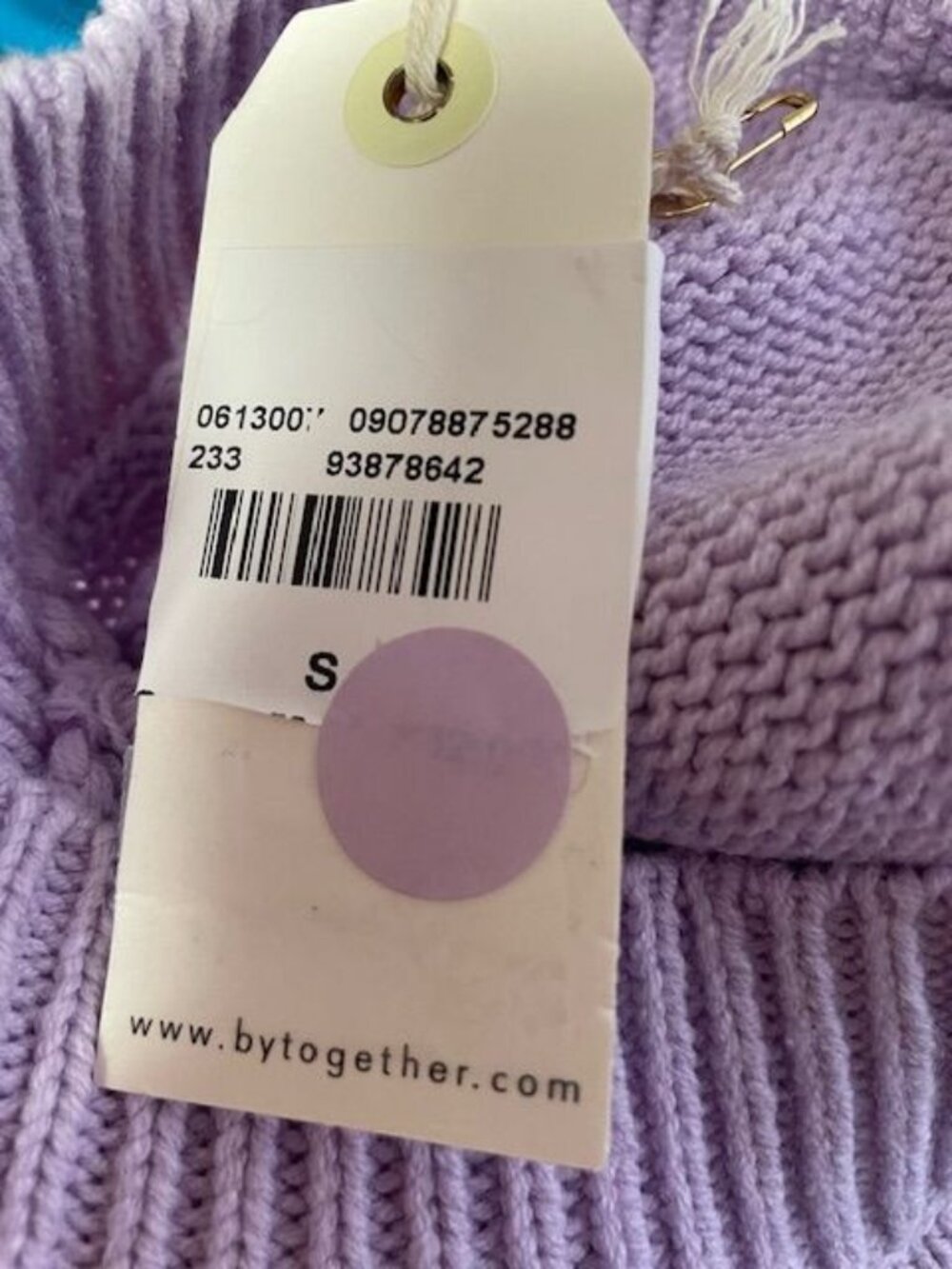 By Together Smiley Face Sweater SMALL - Picture 4 of 8